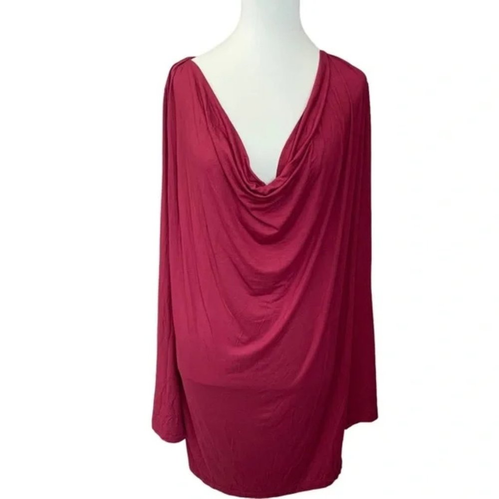 Free People FP Beach Free People Cowl Drape Neck Mini Dress